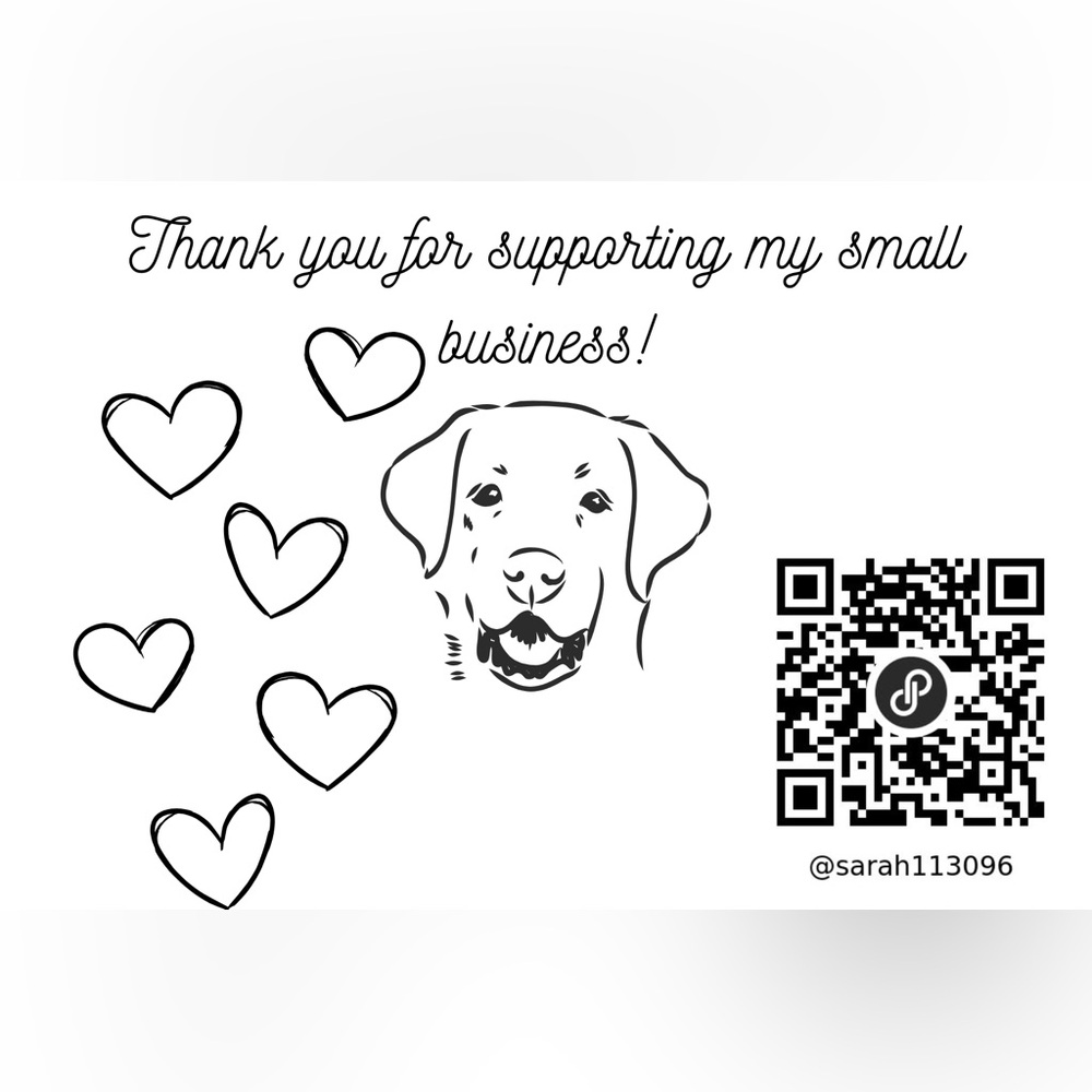 Custom 4x6 Thank You Cards/Stickers, Set of 50 - Picture 5 of 7